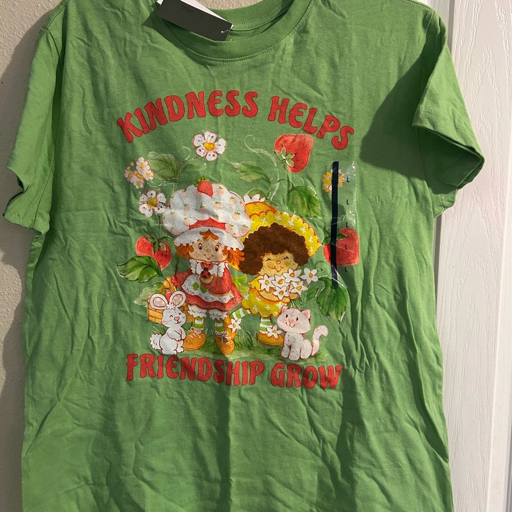 Strawberry shortcake Green women’s Shirt with Graphic Print